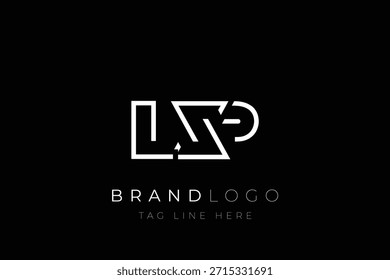 Diseño de logotipo de letra abstracta LXP. Diseño moderno del logotipo del negocio con tipografía Abstractas y estilo contemporáneo