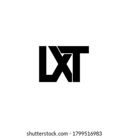 lxt letter original monogram logo design