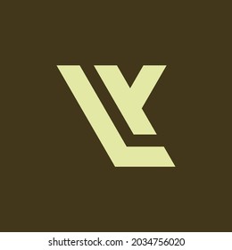 LY alphabet logo that combines 2 letters into one logo or symbol that is unique and original. consists of letters L and Y. editable and easy to custom