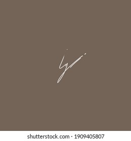  LY handwritten logo for identity