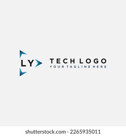 Imágenes vectoriales del logotipo técnico de LY