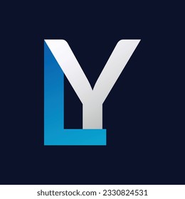 LY Letter Logo Template Illustration Design.