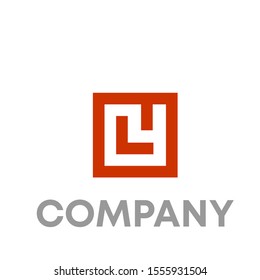 LY logo vector design sign template