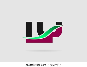 LY Logo. Vector Graphic Branding Letter Element
