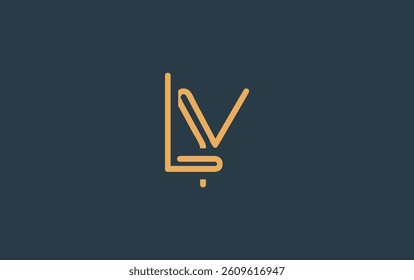 LY Minimalistic Line Art Logo Design with Abstract Lettering. Abstract minimalistic logo design featuring a sleek line art style.