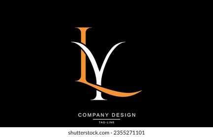 LY, YL, Abstract Letters Logo Monogram