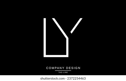 LY, YL, Abstract Letters Logo Monogram