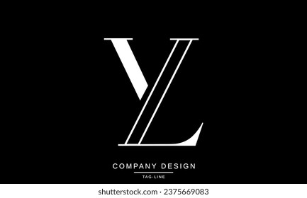 LY, YL, Abstract Letters Logo Monogram