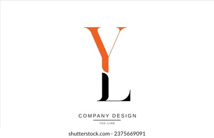 LY, YL, Abstract Letters Logo Monogram