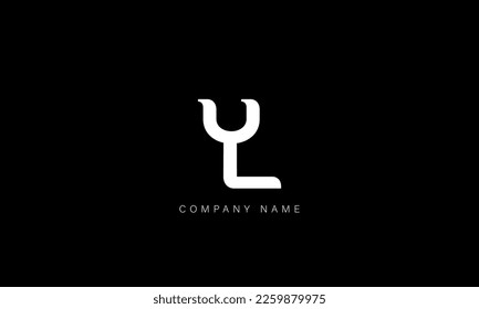 LY, YL Alphabet Letters Logo Monogram