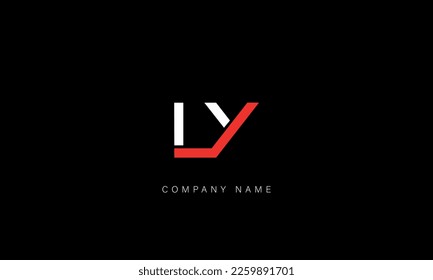 LY, YL Alphabet Letters Logo Monogram