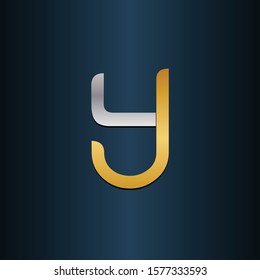 LY YL Double Initial Letters Logo