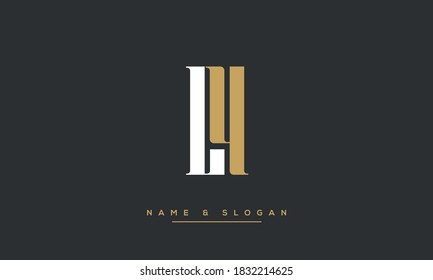 LY, YL Initial Letters Logo Monogram Vector