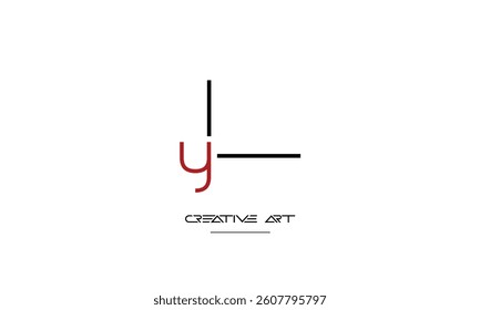 LY, YL, L, Y abstract letters logo monogram