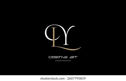LY, YL, L, Y abstract letters logo monogram