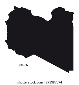 Lybia Map Vector