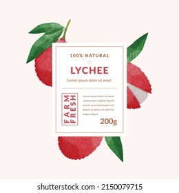 	
Plantillas de diseño de embalajes de frutas liquesas, ilustración vectorial de estilo acuarela.	
