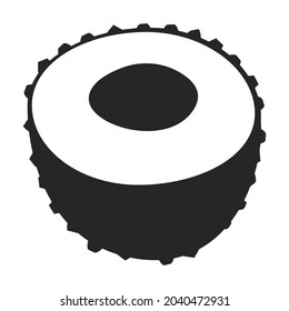 Lychee vector icon.Black vector icon isolated on white background lychee.