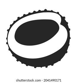 Icono de vector de lápiz.Icono de vector negro aislado en linche de fondo blanco.