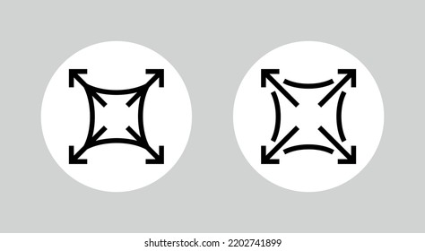 Lycra icon, as part of fabric. Pictogram for web or marketplace, clothing category. Isolated vector illustration on a white background.