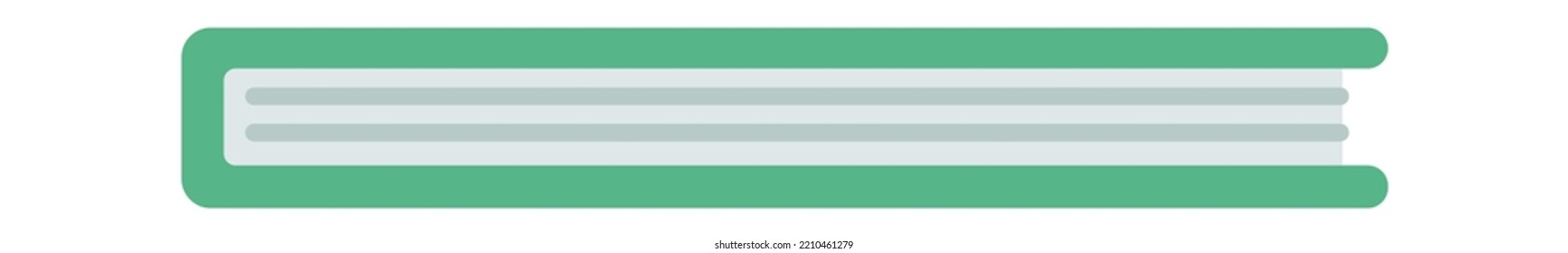 Lying book icon. Vector illustration