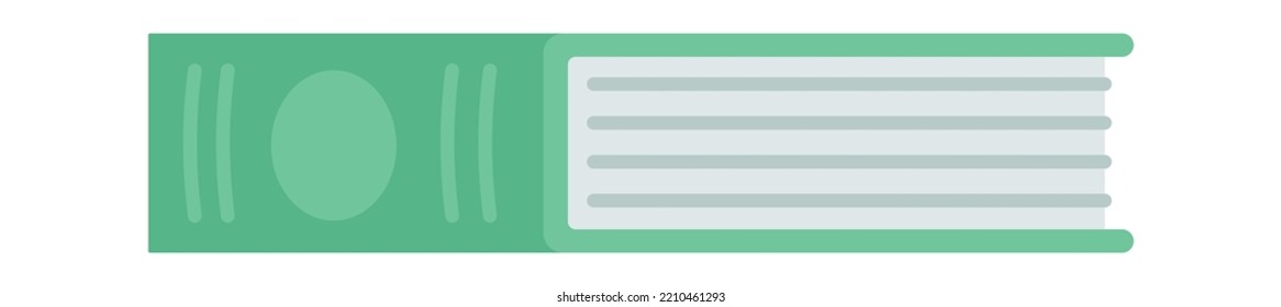 Lying book icon. Vector illustration