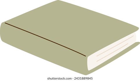 Lying Book Literature Vector Illustration