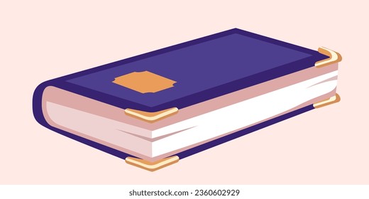 Lying book. Vector illustration EPS10. 