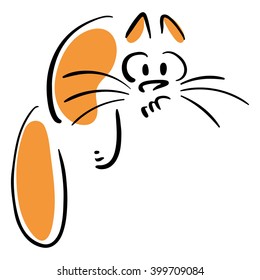 Lying cat