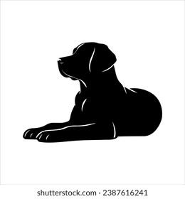 Laibelle Labrador Retriever Vektorsilhouette