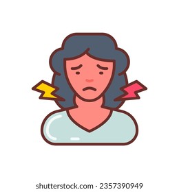 Lymph-Knoten-Symbol in Vektorgrafik. Illustration