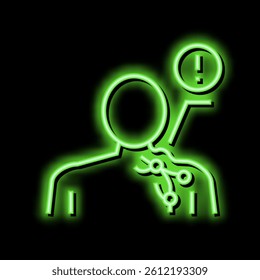 lymphoma disease neon light sign vector. lymphoma disease illustration