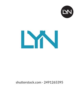 LYN Logo Buchstabe Monogram Design