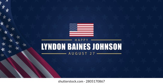 Lyndon Baines Johnson Celebrating His Contributions on His Special Day