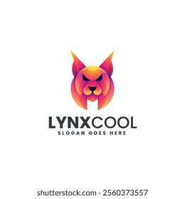 Lynx Cool Gradient Colorful Logo