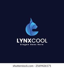 Lynx Cool Gradient Colorful Logo