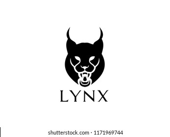 lynx head logo icon designs