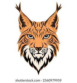 Lynx head vector, lynx head logo design