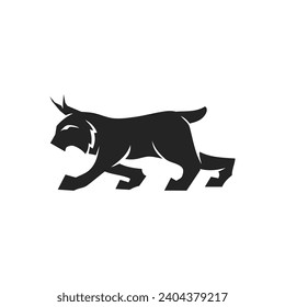 Lynx Logo template Isolated. Brand Identity. Icon Abstract Vector graphic