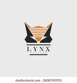 lynx logo vector illustration design