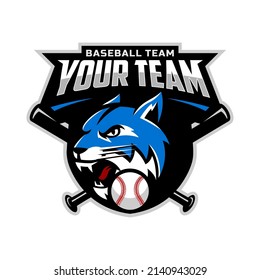 Lynx mascot for baseball team logo. Vector illustration. Great for team or school mascot or t-shirts and others.	