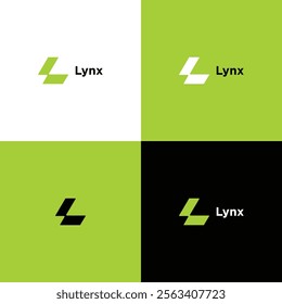 Lynx Minimalist L-Inspired Logo with Modern and Geometric Design

