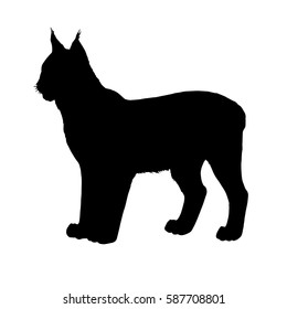 lynx silhouette images stock photos vectors shutterstock