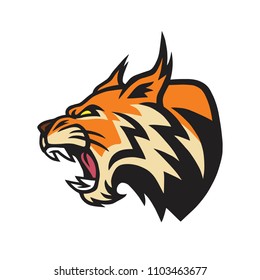 Lynx Wildcat Bobcat Logo Mascot Vector