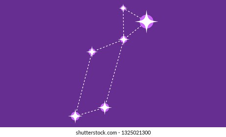 Lyra constellation vector design