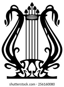 Lyra silhouette