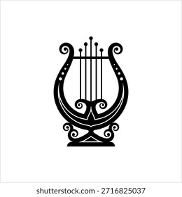 Lira grega String instrumento ícone design vetor arte ilustração