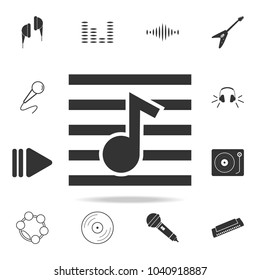 Lyre icon. Detailed set icons of Music instrument element icons. Premium quality graphic design. One of the collection icons for websites, web design, mobile app on white background