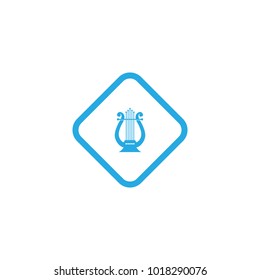 a lyre instrument icon