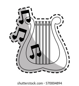 lyre instrument icon
